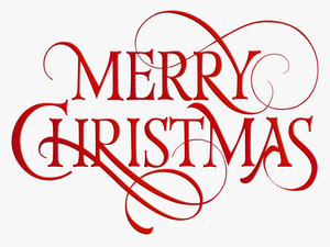 Transparent Merry Christmas Banner Png - Merry Christmas Font Png