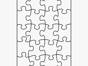 Jigsaw Puzzles Template Puzzle V