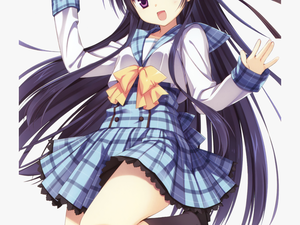 Anime Girl Render By Eileenchin - Anime Girl Kawaii Anime School Uniform