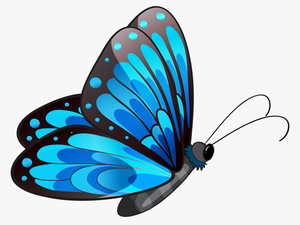 Butterfly Clip Art - Flying Butt