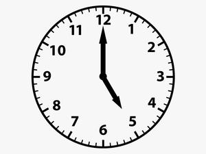 1 05 Clock Clipart Clipart Stock Clipart Clock Half - Transparent Clock Face