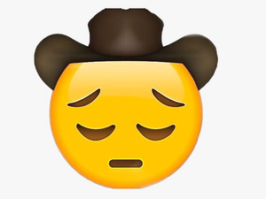 Sad Cowboy Emoji Flosocial - Old Town Road Emoji