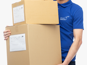 Delivery Man With Box Png