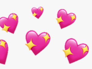 Emoji Heart Portable Network Graphics Sticker Image - Transparent Background Heart Emoji Crown