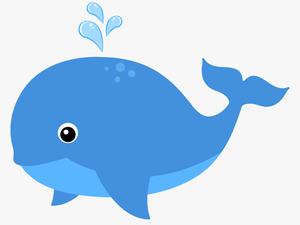 Clipart Family Whale - Cute Blue