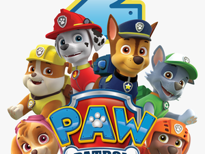 Paw Patrol All Character Png Kids - Paw Patrol Birthday 3