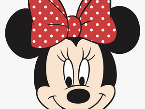 Minnie Mouse Head Png - Red Minn