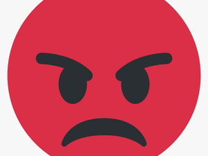 Angry Transparent Blob - Angry Face Emoji Png
