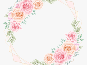 #rose #square #flower #floral #frame #gold #glitter - Garden Roses