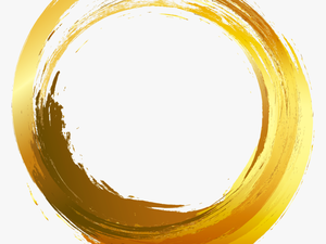 Gold Painted Vector Brush Ink Ci