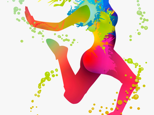 Transparent Dancing Girl Png - Dance Logo Png