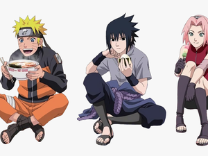 Sakura - Sasuke - Naruto - Team 7 - Naruto - Sasuke