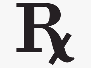 Pharmacy Symbol Vector - Prescription Rx Medical Logo
