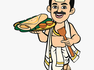 Indians Clipart South - South Indian Food Cartoon