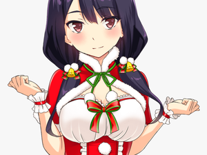 Transparent Anime Girl Christmas