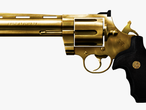 Weapon Gold Gun Firearm Pistol - Gun Gold Png