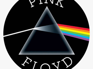 Pink Floyd The Dark Side Of The Moon Button Clipart - Pink Floyd Band Logo