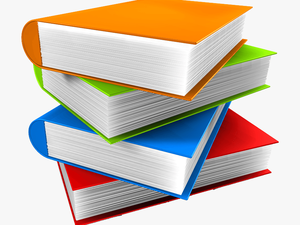Book Stack - Transparent Books Png