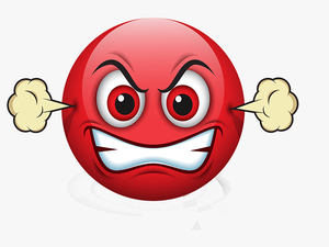 Transparent Barrel Clipart - Angry Emoji