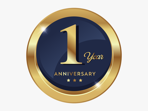 Free Library Anniversary Vector Icon - First Anniversary Logo Png